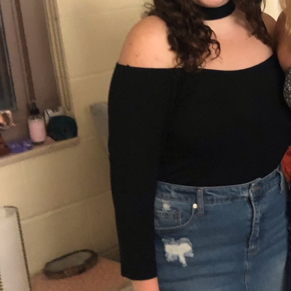 Off the shoulder bodysuit